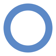 Blue circle for diabetes