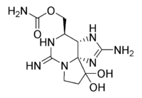 Сакситоксин химическая формула, молекула
