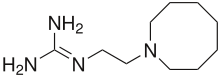 Гуанетидин химическая формула, молекула