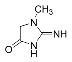 Креатинин химическая формула, молекула